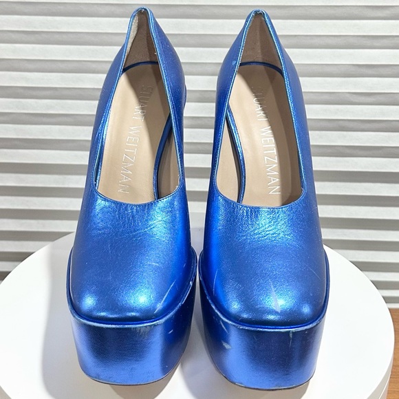 🌹STUART WEITZMAN🌹 Skyhigh 145 Platform Pump Size: 8.5 - Picture 5 of 15